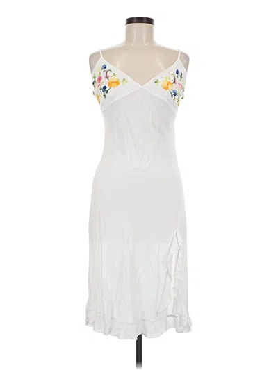 Pre-owned Assorted Brands Cocktail Dress In White