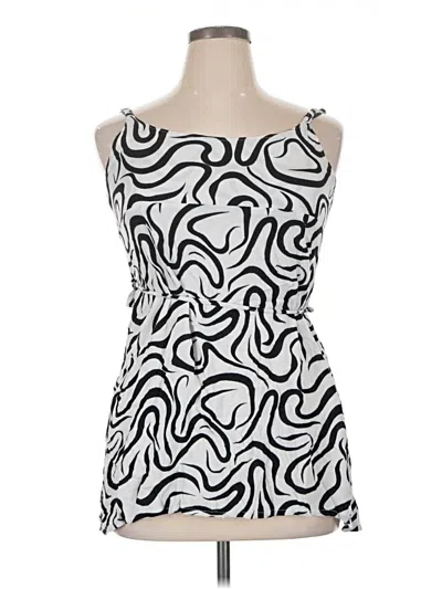 Pre-owned Assorted Brands Cocktail Dress In White