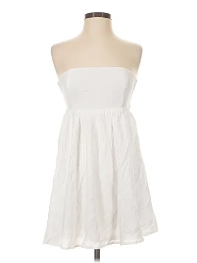 Pre-owned Assorted Brands Cocktail Dress In White