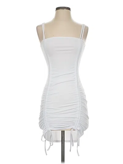 Pre-owned Assorted Brands Cocktail Dress In White