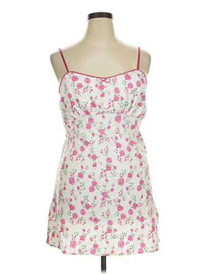 Pre-owned Assorted Brands Cocktail Dress In White