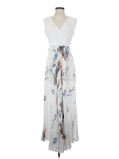 Pre-owned Assorted Brands Cocktail Dress In White