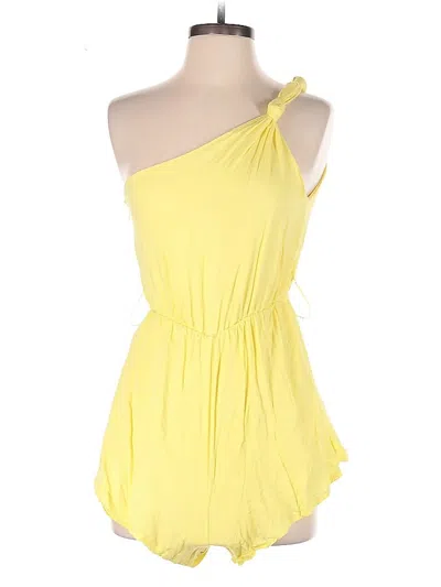 Pre-owned Assorted Brands Cocktail Dress In Yellow