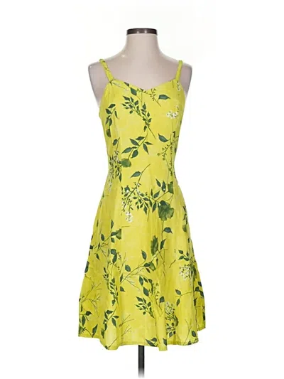 Pre-owned Assorted Brands Cocktail Dress In Yellow