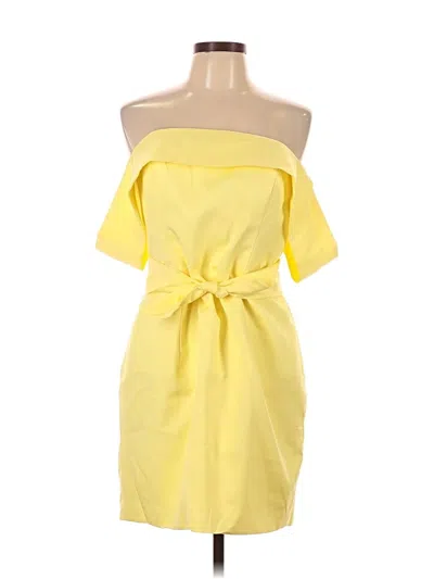 Pre-owned Assorted Brands Cocktail Dress In Yellow
