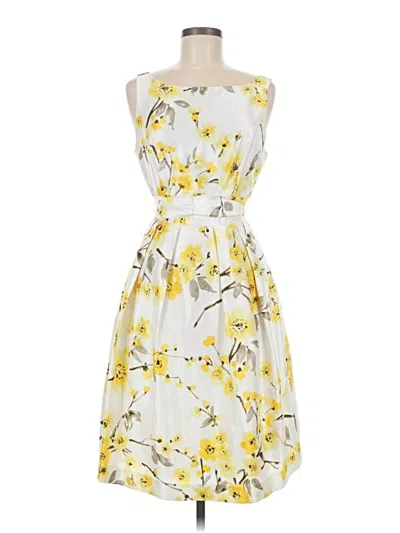 Pre-owned Assorted Brands Cocktail Dress In Yellow