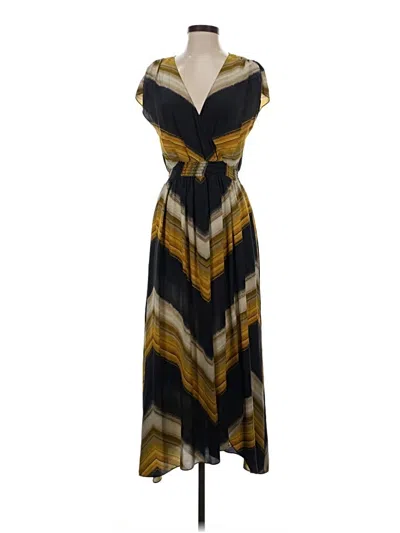 Pre-owned Assorted Brands Cocktail Dress In Yellow
