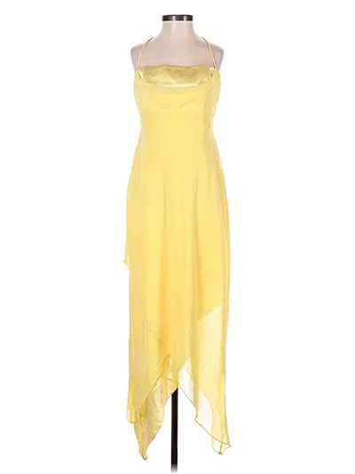 Pre-owned Assorted Brands Cocktail Dress In Yellow