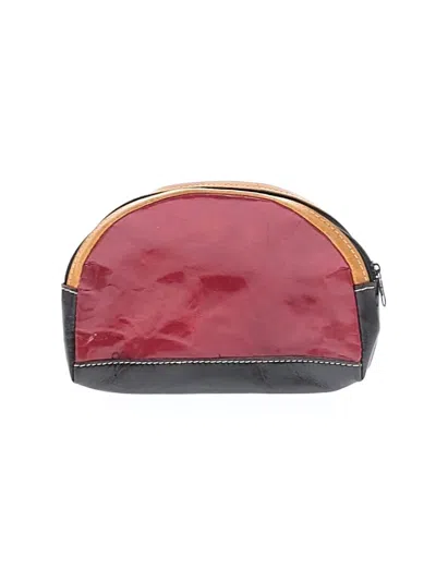 Pre-owned Assorted Brands Coin Purse In Burgundy