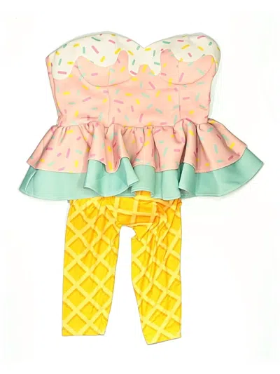 Pre-owned Assorted Brands Kids' Costume In Pink