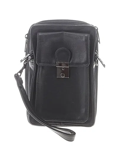 Pre-owned Assorted Brands Crossbody Bag In Black