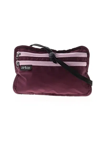 Pre-owned Assorted Brands Crossbody Bag In Burgundy