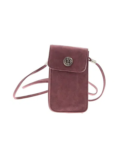 Pre-owned Assorted Brands Crossbody Bag In Burgundy