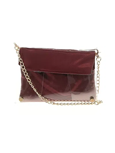 Pre-owned Assorted Brands Crossbody Bag In Burgundy