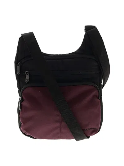 Pre-owned Assorted Brands Crossbody Bag In Burgundy