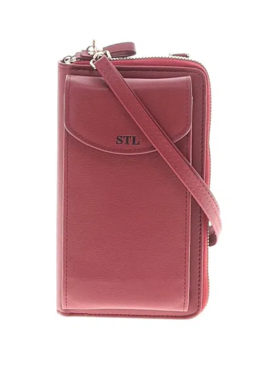 Pre-owned Assorted Brands Crossbody Bag In Burgundy