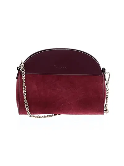 Pre-owned Assorted Brands Crossbody Bag In Burgundy
