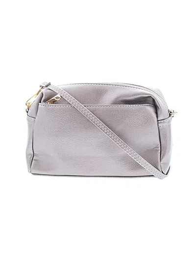 Pre-owned Assorted Brands Crossbody Bag In Silver