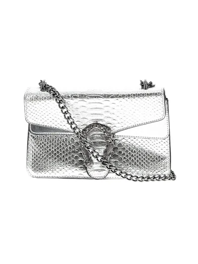 Pre-owned Assorted Brands Crossbody Bag In Silver