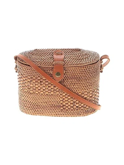 Pre-owned Assorted Brands Crossbody Bag In Tan