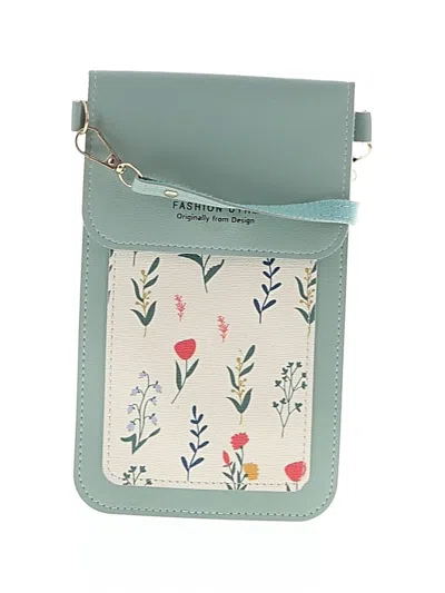 Pre-owned Assorted Brands Crossbody Bag In Teal