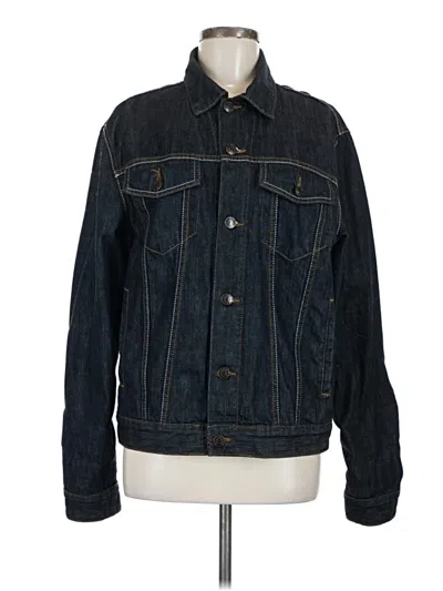 Pre-owned Assorted Brands Denim Jacket In Black