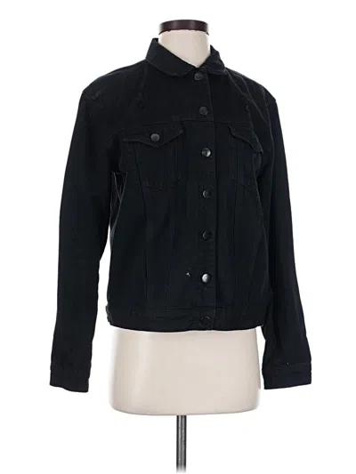 Pre-owned Assorted Brands Denim Jacket In Black