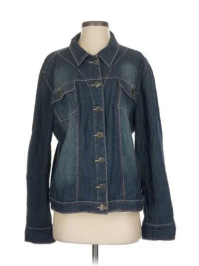 Pre-owned Assorted Brands Denim Jacket In Blue