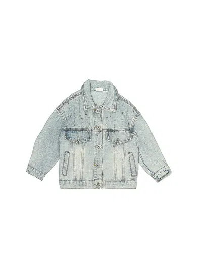 Pre-owned Assorted Brands Kids' Denim Jacket In Blue