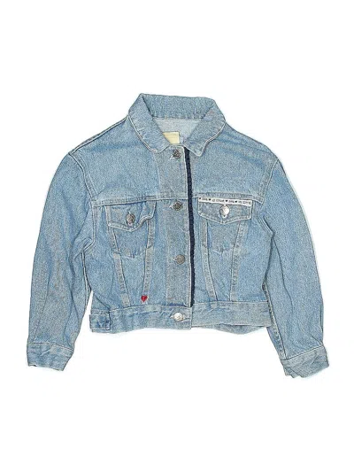 Pre-owned Assorted Brands Kids' Denim Jacket In Blue