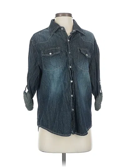 Pre-owned Assorted Brands Denim Jacket In Blue