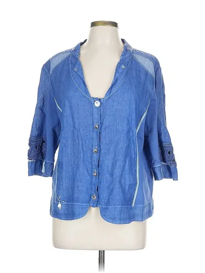 Pre-owned Assorted Brands Denim Jacket In Blue