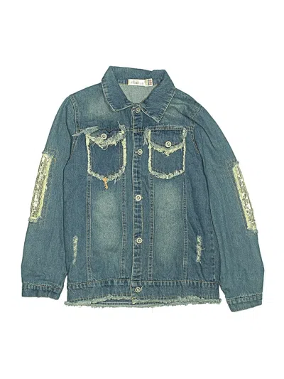 Pre-owned Assorted Brands Kids' Denim Jacket In Blue