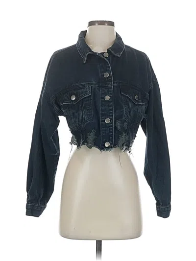 Pre-owned Assorted Brands Denim Jacket In Blue