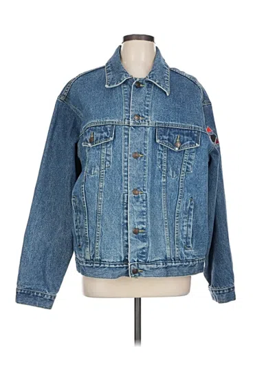 Pre-owned Assorted Brands Denim Jacket In Blue