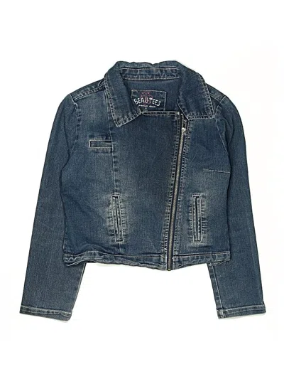 Pre-owned Assorted Brands Kids' Denim Jacket In Blue