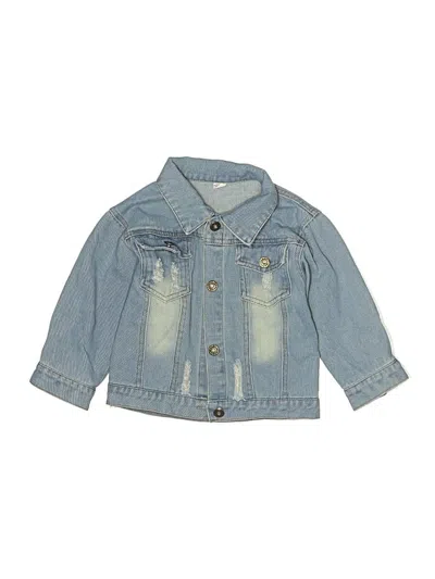 Pre-owned Assorted Brands Kids' Denim Jacket In Blue