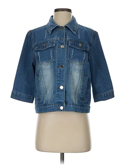 Pre-owned Assorted Brands Denim Jacket In Blue