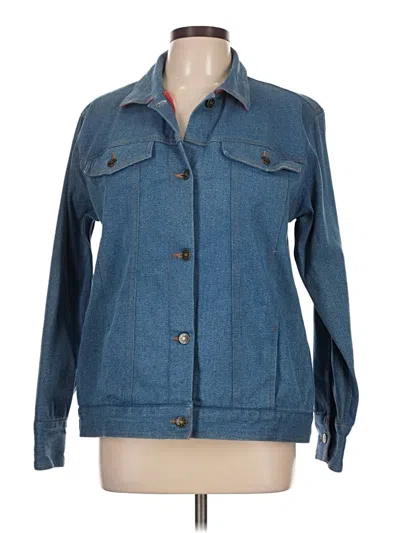 Pre-owned Assorted Brands Denim Jacket In Blue