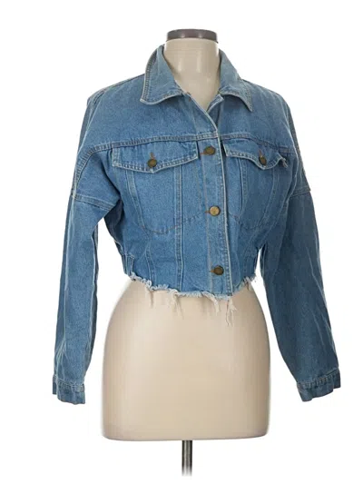 Pre-owned Assorted Brands Denim Jacket In Blue