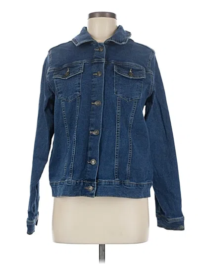 Pre-owned Assorted Brands Denim Jacket In Blue