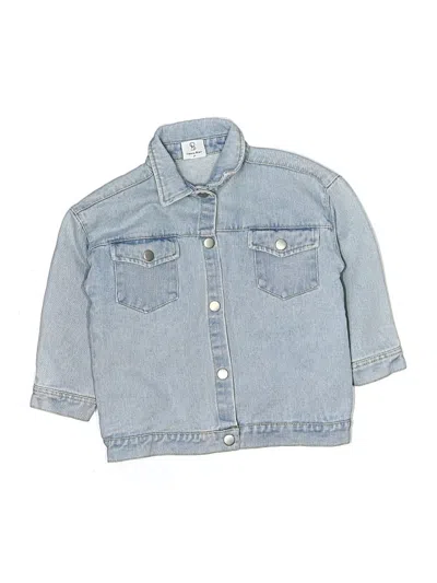 Pre-owned Assorted Brands Kids' Denim Jacket In Blue