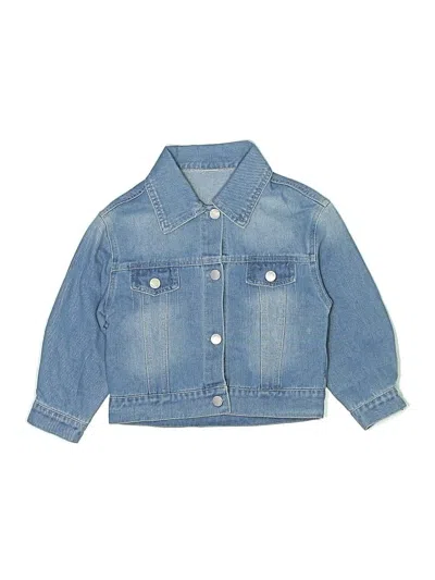 Pre-owned Assorted Brands Kids' Denim Jacket In Blue