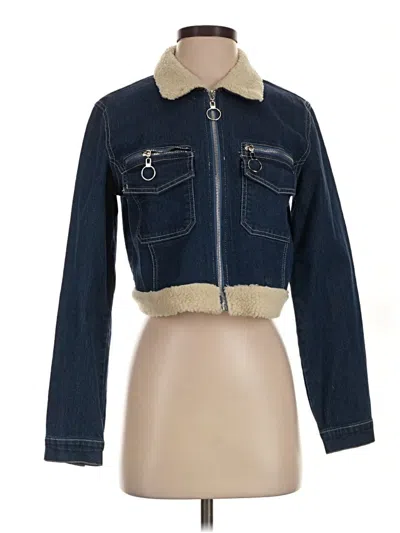 Pre-owned Assorted Brands Denim Jacket In Blue