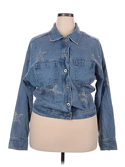 Pre-owned Assorted Brands Denim Jacket In Blue