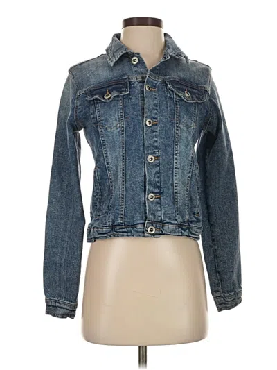 Pre-owned Assorted Brands Denim Jacket In Blue