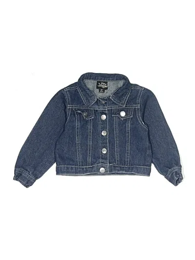 Pre-owned Assorted Brands Kids' Denim Jacket In Blue