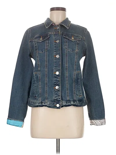 Pre-owned Assorted Brands Denim Jacket In Blue