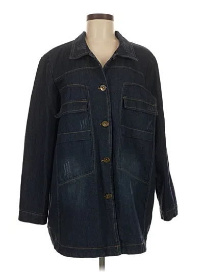 Pre-owned Assorted Brands Denim Jacket In Blue
