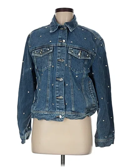 Pre-owned Assorted Brands Denim Jacket In Blue